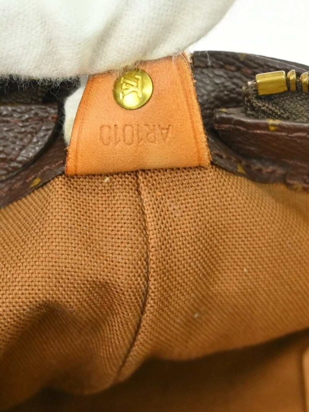 Best03 LOUIS VUITTON CABAS MEZZO HAND TOTE BAG MONOGRAM M51151 AR1010 RQ02761 - Picture 15 of 15